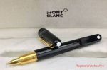 2018 Clone Montblanc M Marc Newson Rollerball Black & Gold Clip139 (3)_th.jpg